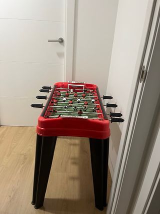 Futbolín Plegable Rojo