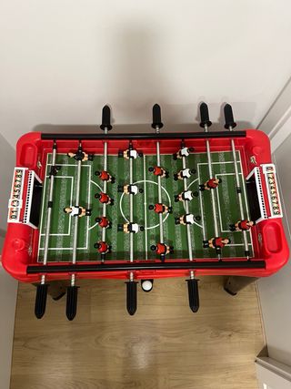 Futbolín Plegable Rojo
