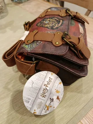 Bolso Polipiel Hogwarts Marrón Multicolor