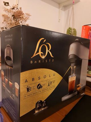 Cafetera L'OR BARISTA ABSOLU Grey