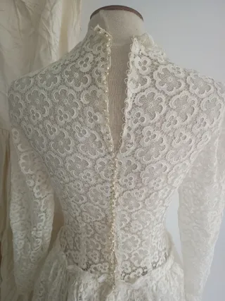 Vestido de Novia Vintage - Mediados Siglo XX