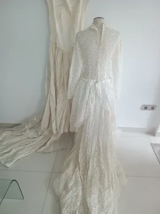 Vestido de Novia Vintage - Mediados Siglo XX