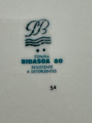 Vajilla Bidasoa Vintage Multicolor