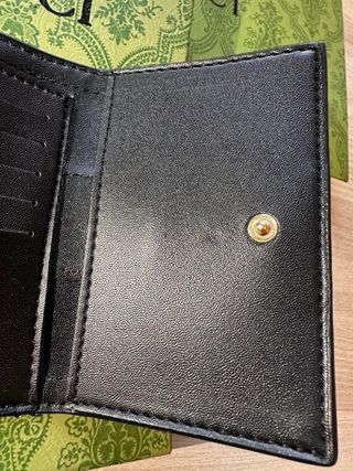 Portafoglio Gucci Beige/Marrone GG Supreme