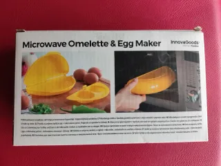 Recipiente para microondas para tortillas y huevo