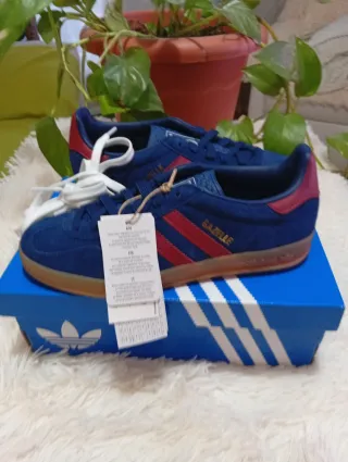 Adidas Gazelle Azul/Rojo Talla 38