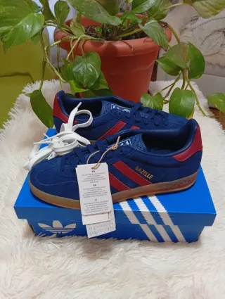 Adidas Gazelle Azul/Rojo Talla 38