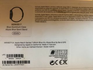 Apple Watch Series 7 45mm Azul