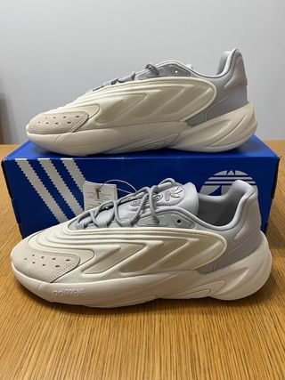 Adidas Ozelle Gris y Blanco