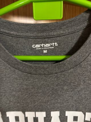 Camiseta Carhartt Manga Larga Gris Talla M