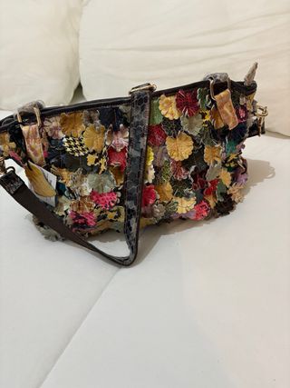 Bolso piel alta calidad multicolor