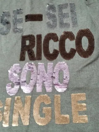 Abito donna collo alto con perline