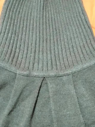 Abito donna collo alto con perline