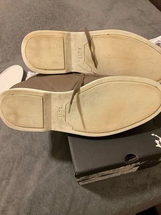 Botas Hugo Boss Beige Piel