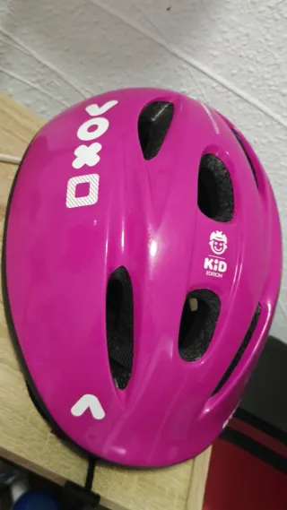 Casco de bici infantil rosa