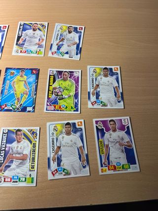 Cartas Adrenalyn Temporada 15-16 y 16-17