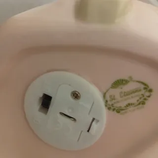 Lampada notturna bambina cuore oro