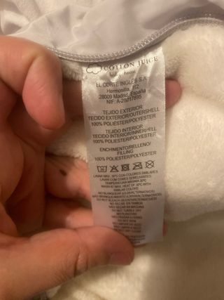 Saco para cochecito de bebé color crema