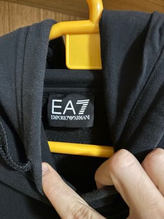 Sudadera EA7 Emporio Armani Negra