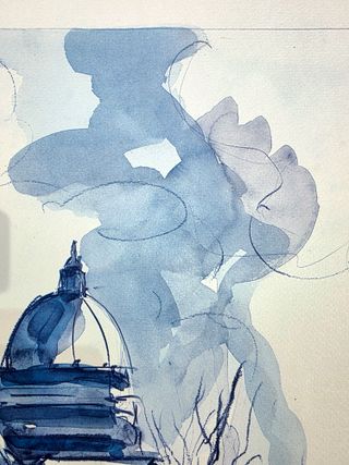 Litografia originale Edmondo Maneglia 50x70