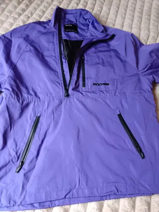 Chaqueta Cortavientos Morada Talla XS