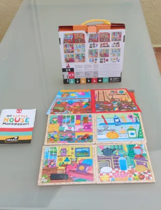 Juego Montessori My Little House HEADU 2-5 años