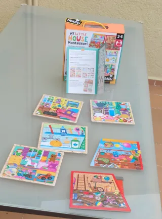 Juego Montessori My Little House HEADU 2-5 años