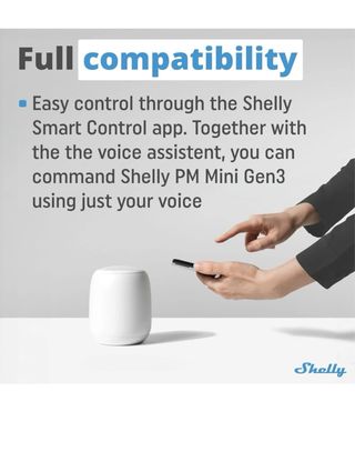 Shelly PM Mini Gen3 Misuratore Potenza