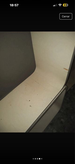 Estantería Cubos Madera Beige/Blanco