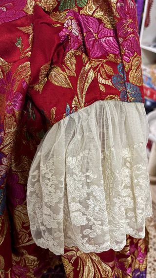 Traje de Fallera con 2 corpiños y zapatos