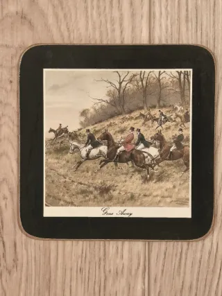 Juego 6 posavasos caza