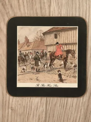 Juego 6 posavasos caza