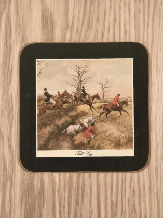 Juego 6 posavasos caza