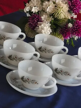 Tazas ARCOPAL MARGARITAS  DESAYUNO.