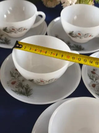 Tazas ARCOPAL MARGARITAS  DESAYUNO.