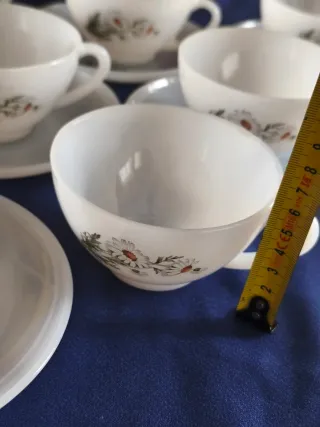 Tazas ARCOPAL MARGARITAS  DESAYUNO.
