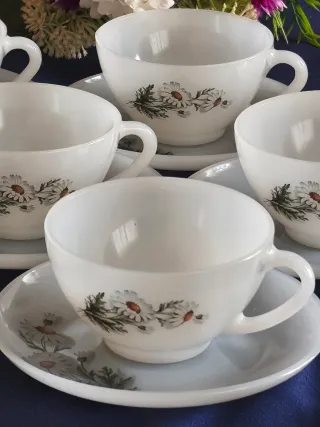 Tazas ARCOPAL MARGARITAS  DESAYUNO.