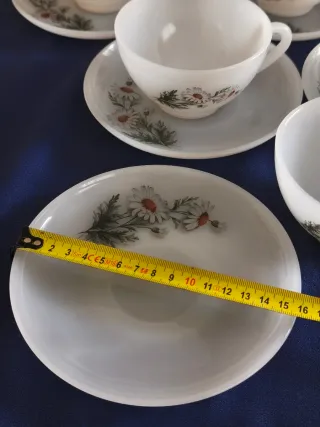 Tazas ARCOPAL MARGARITAS  DESAYUNO.