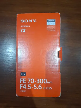 Objetivo Sony FE 70-300mm G OSS