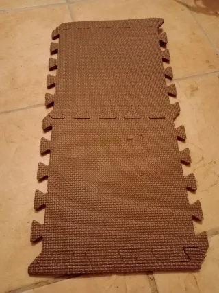 20 Piezas Suelo Goma EVA Marrón