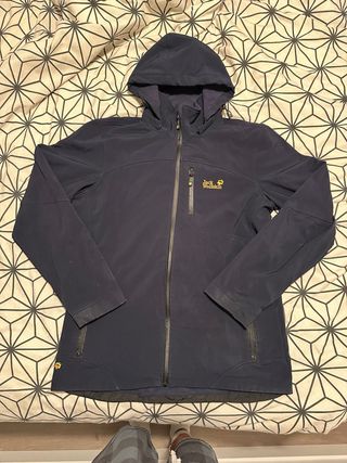 Chaqueta Jack Wolfskin con capucha azul