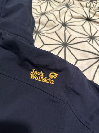 Chaqueta Jack Wolfskin con capucha azul