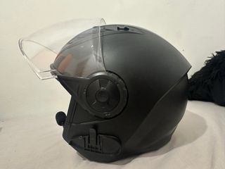 Casco LS2 Jet Abierto Visor Transparente y microfo