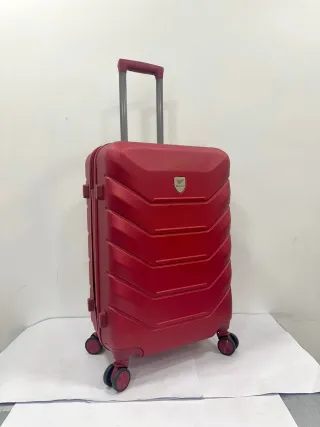 Maleta Mediana Roja con Ruedas