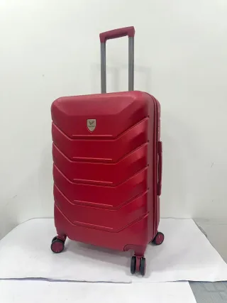 Maleta Mediana Roja con Ruedas