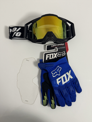 Gafas 100% y Guantes Fox Nuevos 93