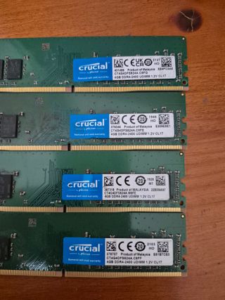 16GB-DDR4 { 4X4GB } 2400MHz
