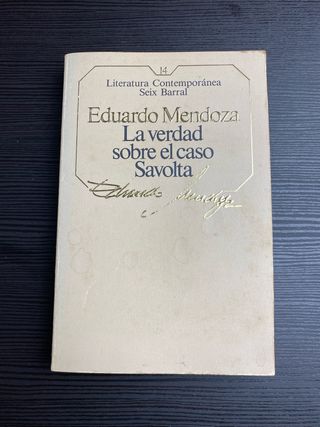 Lote dos libros Eduardo Mendoza