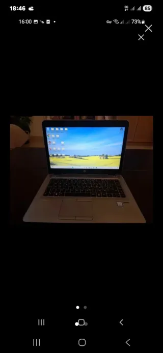 Ordenador portátil HP Plata y Negro