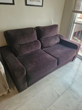 Sofá cama italiano + colchón IKEA como nuevo